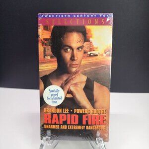 Rapid Fire: Unarmed and Extremely Dangerous VHS Tape 1992 - NEW